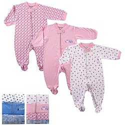 3-Pack Zippered Sleep N Play
