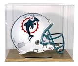 Football Helmet Display Case - Oak Base Finish