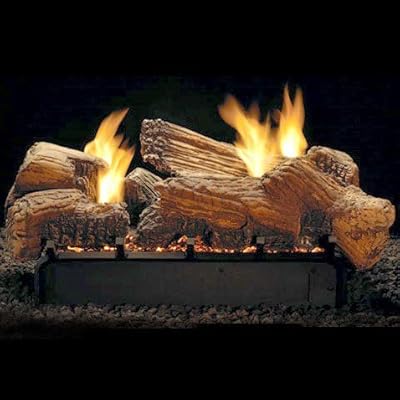 Multi-Sided Ceramic Fiber Log Set - 24 inch