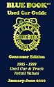 Kelly Blue Book Used Car Guide January-June 2000: Consumer Edition, 1985-1999, Used Car & Truck Retail Values: 8 (Kelley Blue Book Used Car Guide, Consumer Edition, 1985-1999)