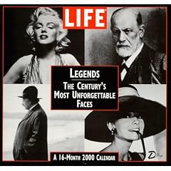 Lifecalendar 2000 Calendar: Legends the Century's Most Unforgettable Faces