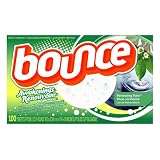 Bounce Fabric Softener Sheets, Awakenings, Renewing Rain Scent, 100-Count, 11-Ounces Boxes (Pack of 3)