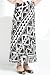 Plus Geometrical Print Belted Maxi Skirt