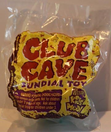 Wendy's Kids Meal Club Cave Sundial Toy Vintage 1996 by Club Cave