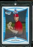2008 Bowman Chrome Prospects # BP31 Kyle Mura - St. Louis Cardinals (XRC - Extended Rookie Card) - MLB Baseball Card in Protective Screw Down Display Case!