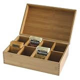 Kitchen & Housewares : Lipper International 8188 Bamboo Tea Box