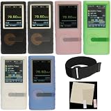 PCMICROSTORE Brand Premium Silicone Skin Case Cover with Belt Clip - Sports Armband - Sceen Protector - for Cowon iAUDIO U5 U5-08BS U5-04WS 4gb 8gb