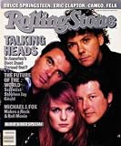 Talking Heads / Rolling Stone Magazine Vol. 491, January 15, 1987, Art Print by Richard Corman