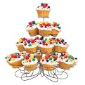 Wilton Cupcakes and More Stand - Silvertone (Holds 23)