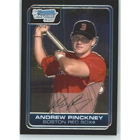 2006 Bowman Chrome Prospects #184 Andrew Pinckney - Boston Red Sox ((RC - Rookie Card / Prospect))(Baseball Cards)