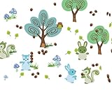 IMAGE OF WallCandy Arts Forest Friends Wall Decal Kit
