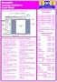 Microsoft Publisher 2003 Basic Cheat Sheet