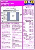 Microsoft Publisher 2003 Basic Cheat Sheet