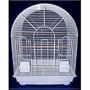 Brand New Bird Round Top Cages 20x16x51 W/Stand On Wheels, WHT