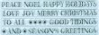 Martha Stewart Crafts Christmas Phrases Small Stamps