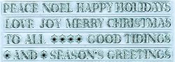 Martha Stewart Crafts Christmas Phrases Small Stamps