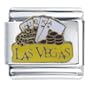 Las Vegas Yellow Italian Charms Bracelet Link