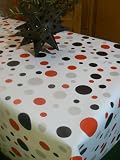 NAPPE TOILE CIREE RECTANGLE 140*220 cm PUNTO ROUGE