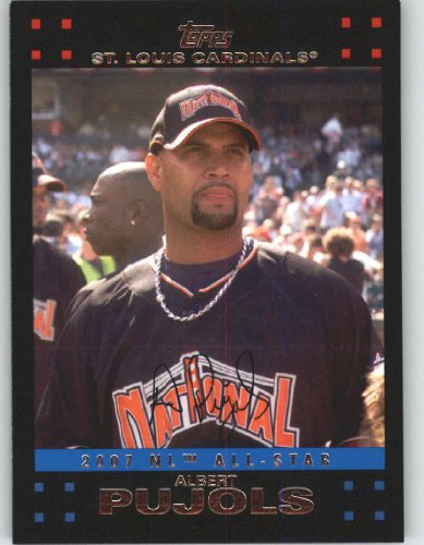 2007 Topps Update #254 Albert Pujols - St. Louis Cardinals (All-Star) (Baseball Cards)