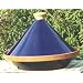 Le Souk Ceramique 12 inch Cookable Tagine, Cobalt Blue