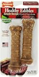 Nylabone Healthy Edibles Petite Filet Mignon Flavored Dog Treats, Twin Pack