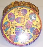 Gourmet Food : Scott's Cakes Honey-Mustard Pretzel Nuggets in a Large Easter Egg Tin