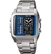Casio Men's Analog-Digital Chronograph Alarm with World Time Zone Watch Model EFA-124D-2AV