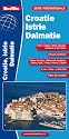 Croatie, Dalmatie, Istrie - Carte routi&egrave;re et touristique