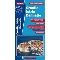 Croatie, Dalmatie, Istrie - Carte routi�re et touristique