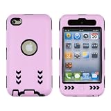 Gel Wrapped Hard Case for Apple iPod Touch 4G - Light Pink