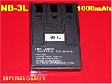 NB-3L NB3L 1000mAh Canon IxusII/i/700/750SD550SD500 in UK