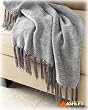 Stonehaven Misty Chenille Sofa Throw Blanket By Ashley Furniture