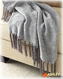 Stonehaven Misty Chenille Sofa Throw Blanket By Ashley Furniture