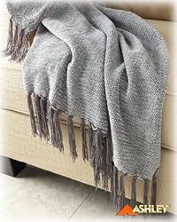 Stonehaven Misty Chenille Sofa Throw Blanket By Ashley Furniture