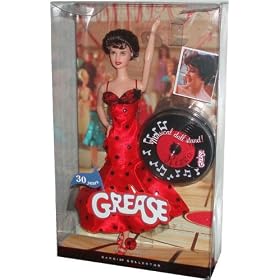 Barbie Pink Label Collector Collection 30 Years Anniversary Grease 12 Inch Doll - Rizzo with Red Sleeveless Dress, Accessories, Doll Stand and Certificate of Authenticity