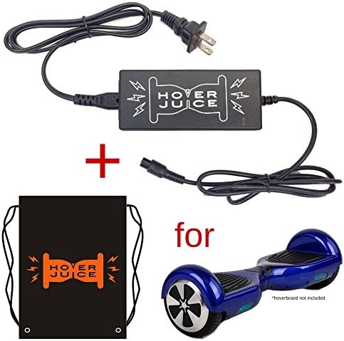 Hover Juice 42v Charger Power Adapter Smart Self Balancing Scooter Charger Swegway Charger Two Wheel Balance Scooter Charger with Bonus Backpack