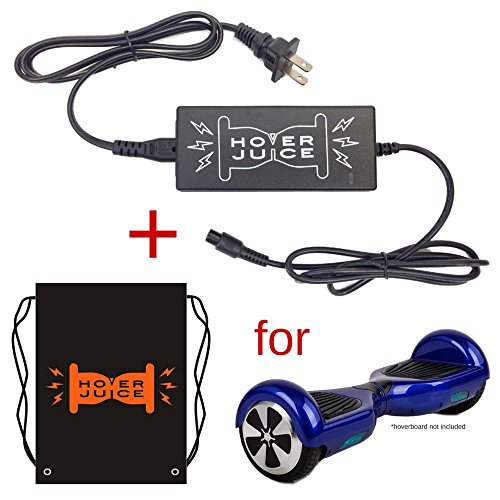 Hover Juice 42v Charger Power Adapter Smart Self Balancing Scooter Charger Swegway Charger Two Wheel Balance Scooter Charger with Bonus Backpack