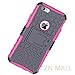 iPhone 6 Plus Case,iPhone 6S Plus CaseHOTiPhone 6 6s Plus Case [Light Weight] Durable TPU&PC Dual Layer Shockproof Impact Resistant Hard Case Cover with Kickstand for iPhone 6/6SPlus (Pink))