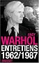 Entretiens 1962-1987