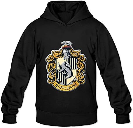 MJMY Men's Harry Potter Hufflepuff Hooded Sweatshirt S