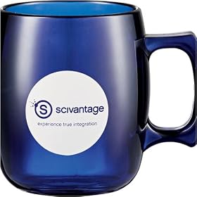 Lago 1621-30BL Lago Desk Mug Blue