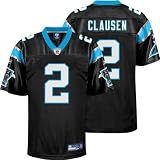 Jimmy Clausen Jersey: Reebok Black #2 Carolina Panthers Replica Jersey - XX-Large
