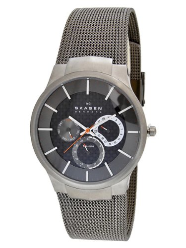 Skagen Men's 809XLTTM Carbon Fiber Dial Titanium 