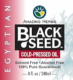 Amazing Herbs Cold-Pressed Egyptian Black Seed Oil (8oz)