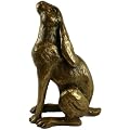 DAISY ~ Moon Gazing Bronzed Hare Sculpture from Harriet Glen!