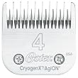 Oster CryogenX Professional Animal Clipper Blade, Size # 4 Skip Tooth