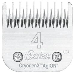 Oster CryogenX Professional Animal Clipper Blade, Size # 4 Skip Tooth