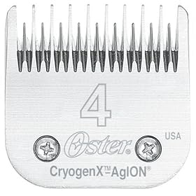 Oster Size # 4 Skip Tooth CryogenX Blade with AgION Coating