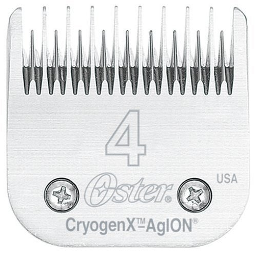 Oster CryogenX Professional Animal Clipper Blade, Size # 4 Skip Tooth
