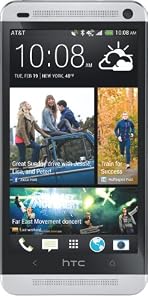 HTC One 4G Android Phone, Glacial Silver (AT&T)